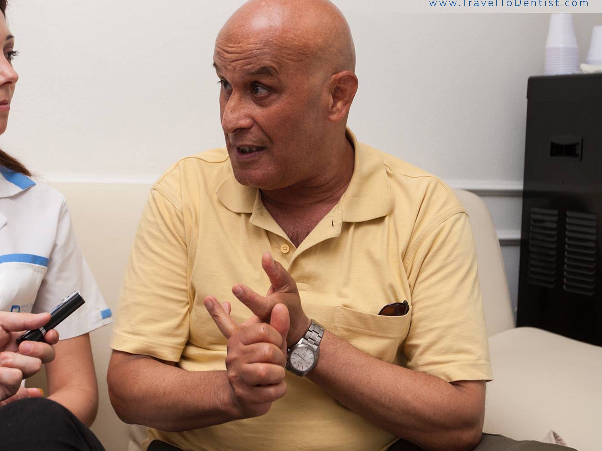 our patient from France is interviewed by the journalist from the daily newspaper “Adevarul Moldova”