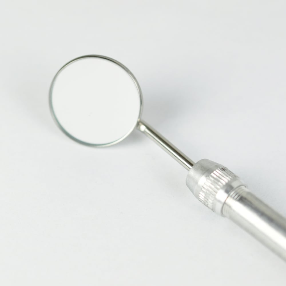 Dental mirror in our Clinic TravelToDentist, Chisinau, Moldova