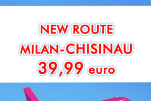 low cost Flights Milan-Chisinau starting at 39,99 euro