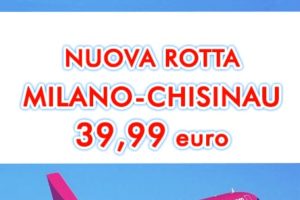 Voli low cost Milan-Chisinau a partire da 39,99 euro