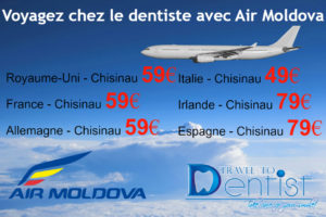 achetez les billets en Octobre et voyagez chez le dentiste