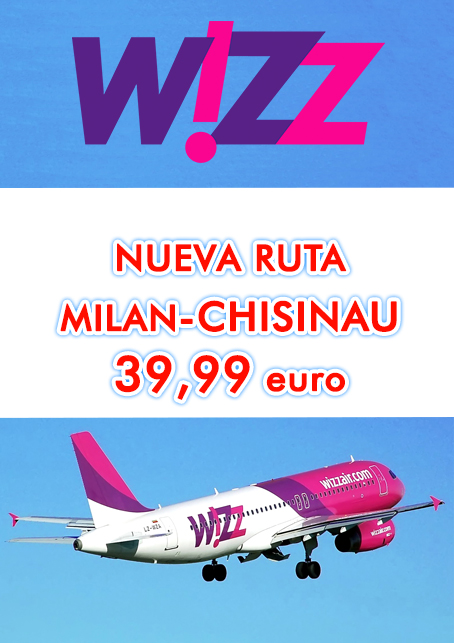 vuelos low-cost Milano-Chisinau de sólo € 39.99