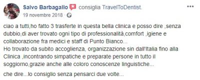 Las impresiones de Salvo sobre la clínica dental en Moldavia