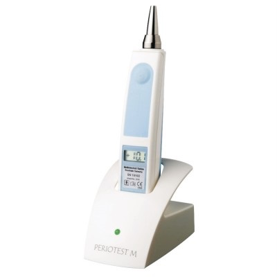 Periotest is a manually device used for the measurement of the stability of teeth and implants in the bone