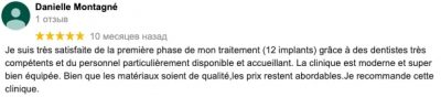 Les impressions de Danielle apres les soins dentaires chez TravelToDentist