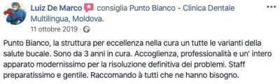 Le impressioni del paziente sulla clinica dentale in Moldavia