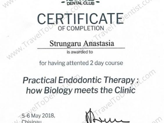 certificate anastasia