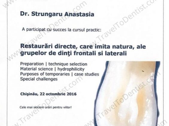 certificate anastasia