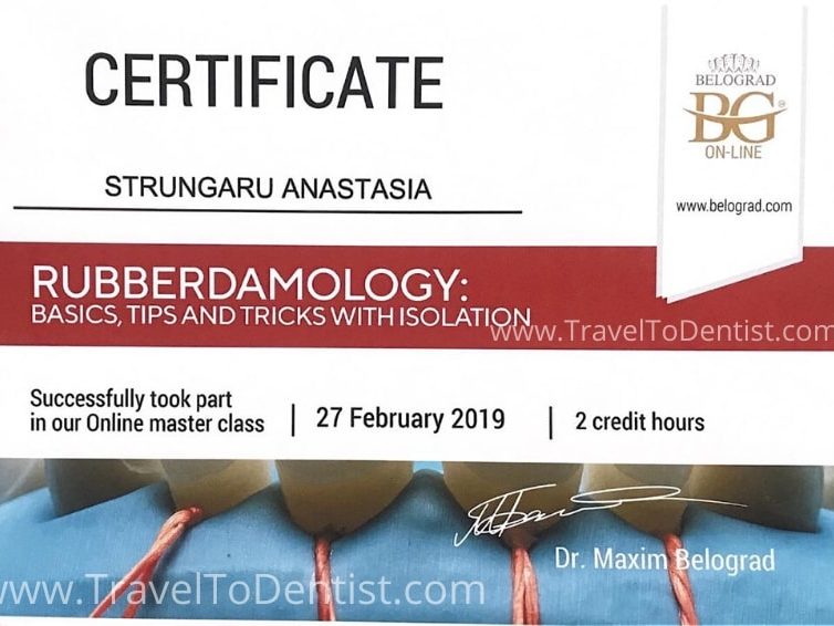 certificate anastasia