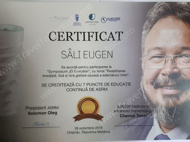 certificat eugen sâli (sîli)