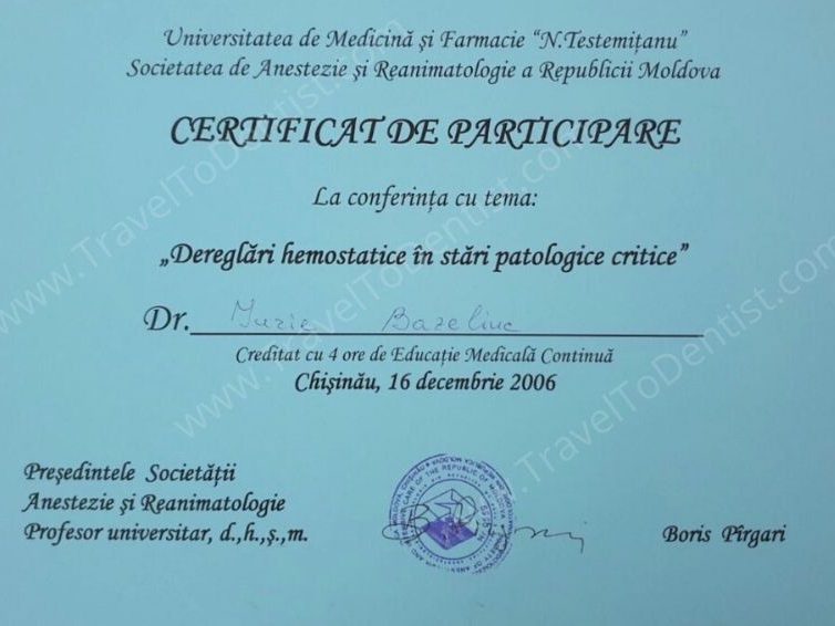 Q2VydGlmaWNhdCBEci4gSXVyaWUgQmF6ZWxpdWM=