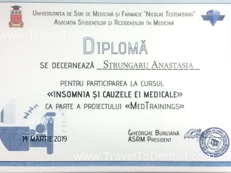certificate anastasia