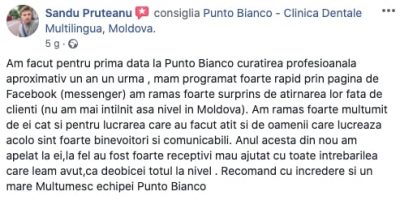 Părerea sinceră a lui Sandu despre clinica Punto Bianco