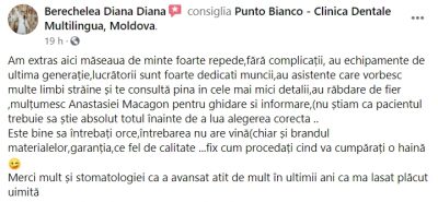 Tratament stomatologic de calitate la Punto Bianco